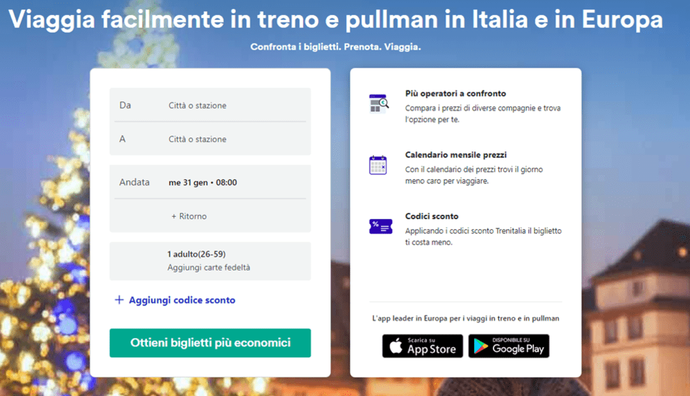 Trainline sconto