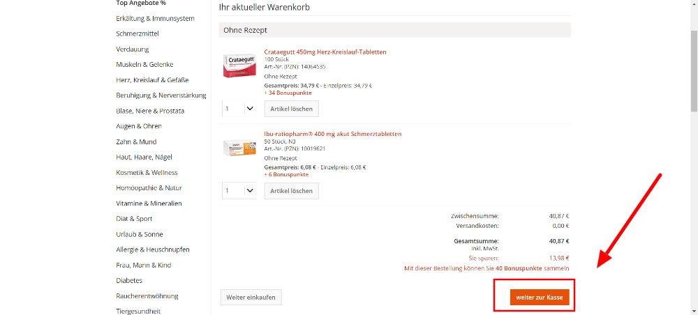 Wie verwende ich den Medpex-Rabattcode?