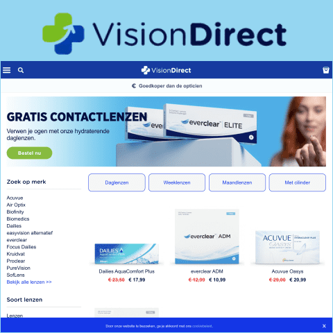 vision direct kortingscode