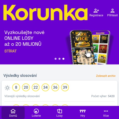 korunka promo kód