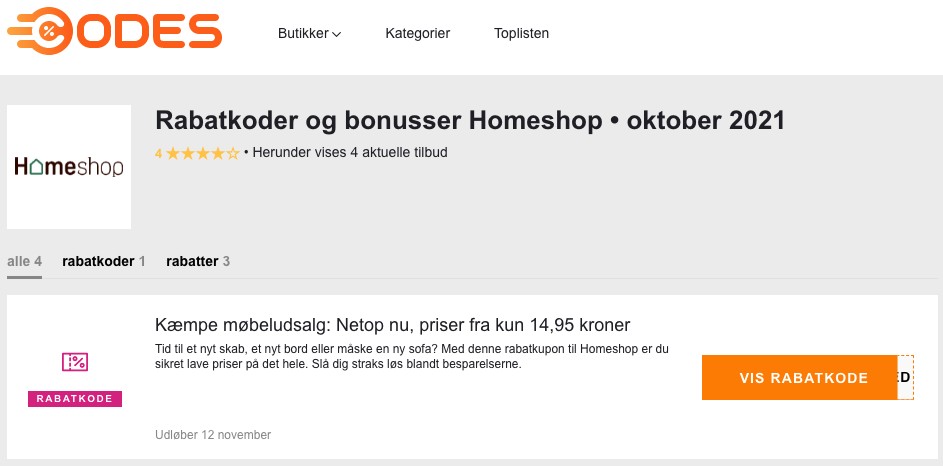 Kuponkoder Promo-codes.dk
