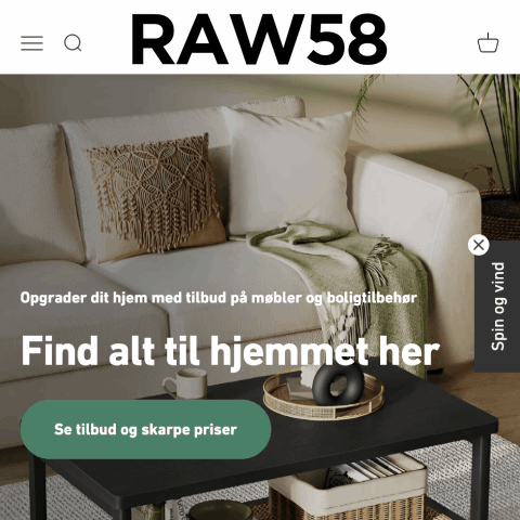 raw58 rabatkode