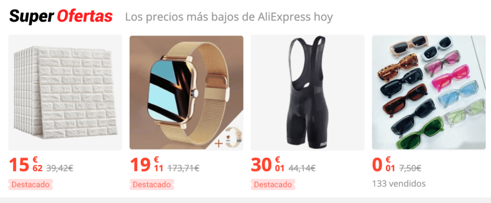 Cupones AliExpress Diciembre 2023 - Descuento hasta 40%