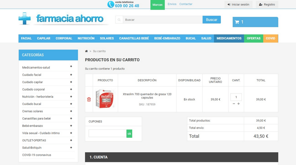 cupón Farmacia Ahorro