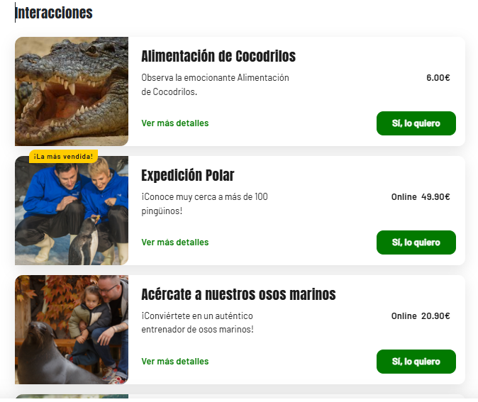 Aplicar un código promocional Faunia