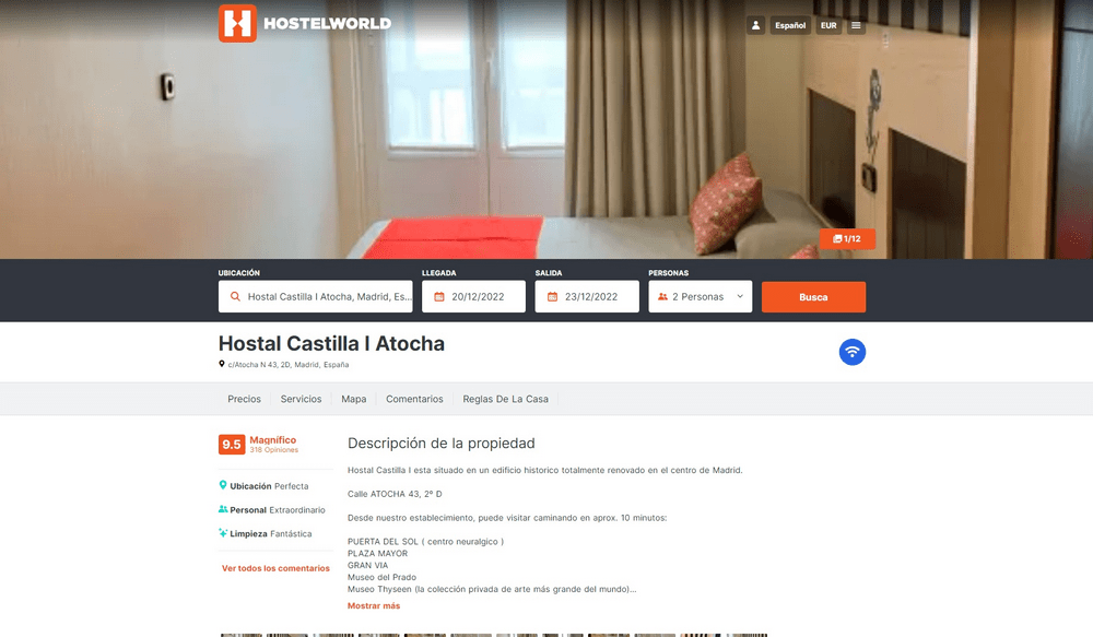 cómo usar el código promocional de hostelworld