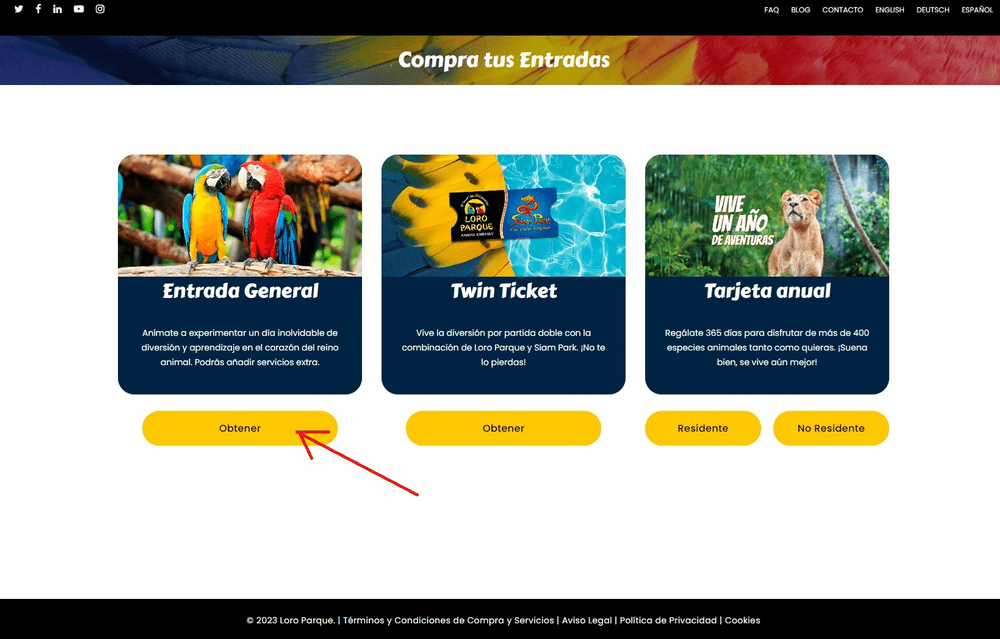 código Loro Parque