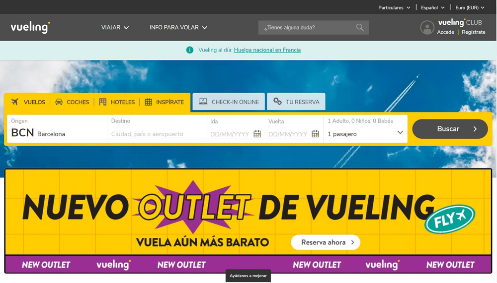 cómo ahorrar con el cupón vueling