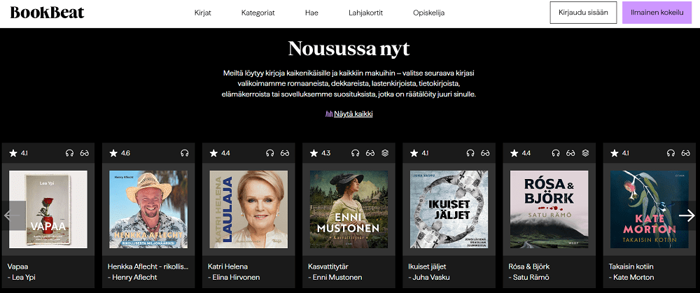 Kuinka käyttää BookBeat-alekoodia?