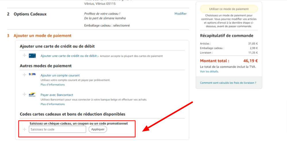 Comment utiliser le code de réduction Amazon ?