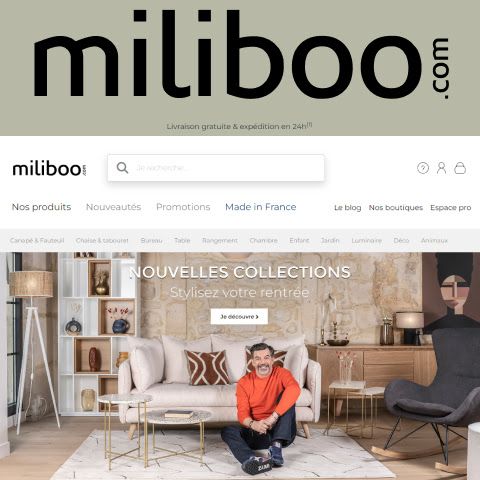 Miliboo codes promo