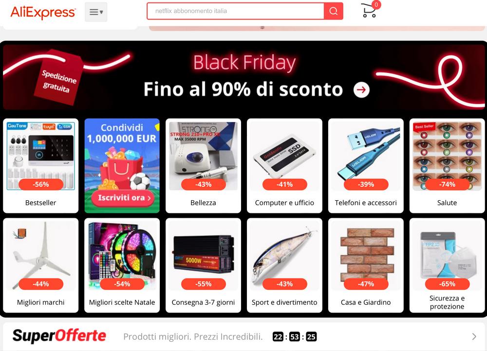 codice promozionale aliexpress