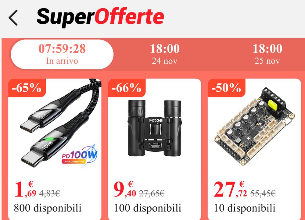 codici sconto aliexpress