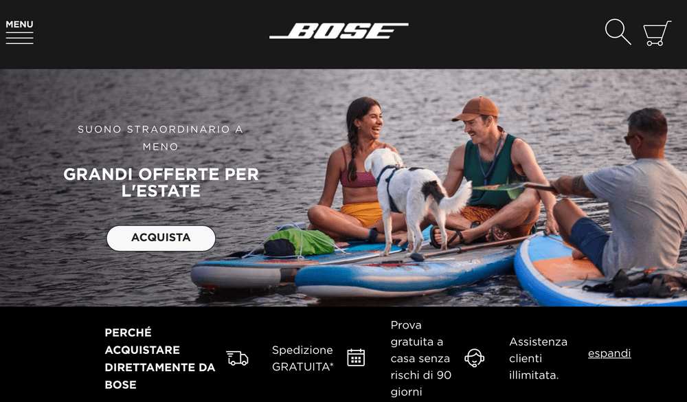 come usare il codice promozionale bose