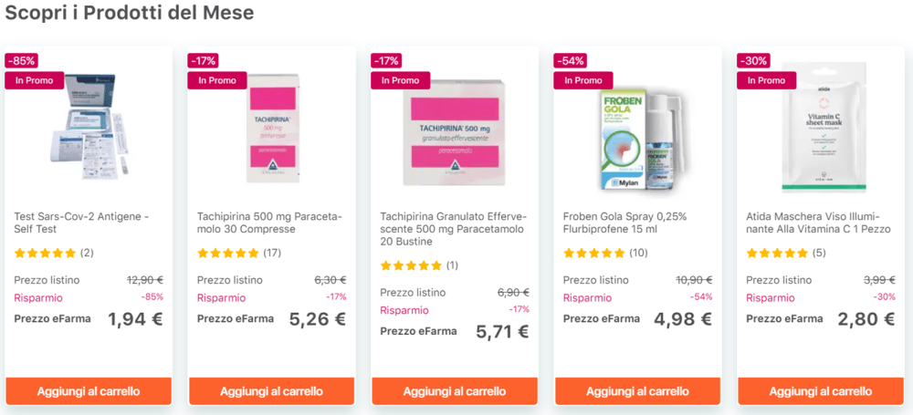 buoni sconto eFarma