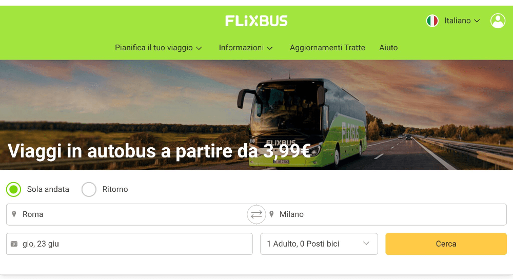Come utilizzare il Promo-Codes Flixbus?