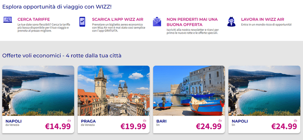 codice promozionale wizz air