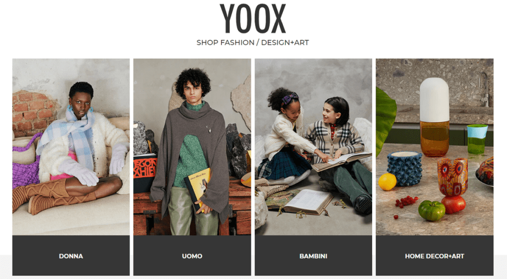yoox codici