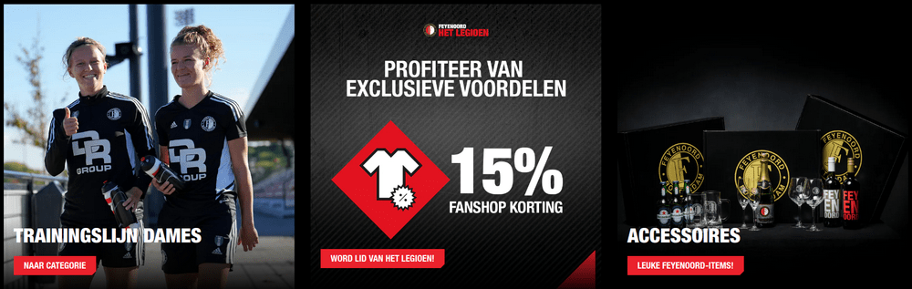 Fanshop Feyenoord korting