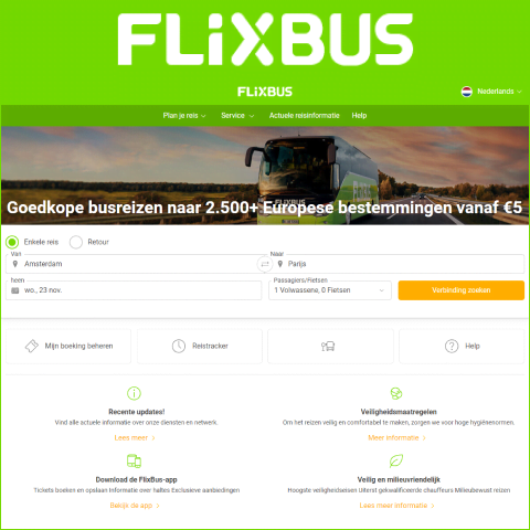 FlixBus Kortingscode