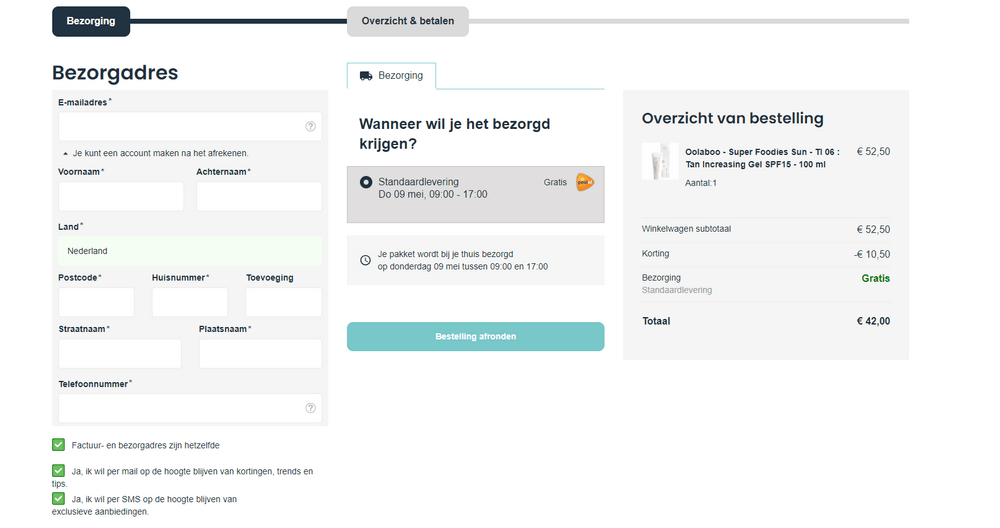 waar gebruik ik een coupon op haarshop