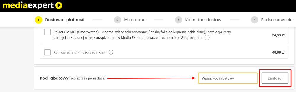 Jak skorzystać z kodu rabatowego Media Expert