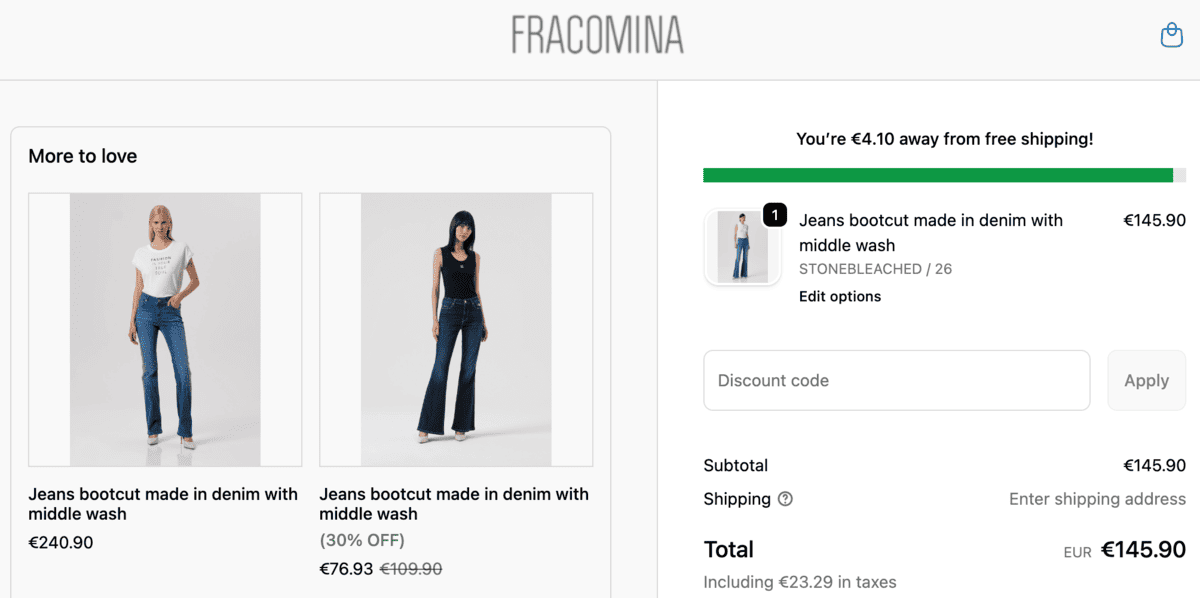 código promocional Fracomina
