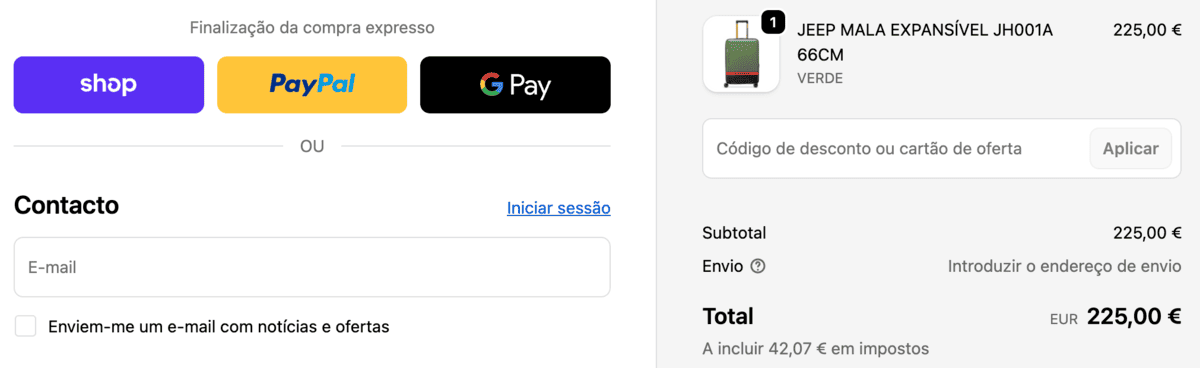 código promocional Greenwich