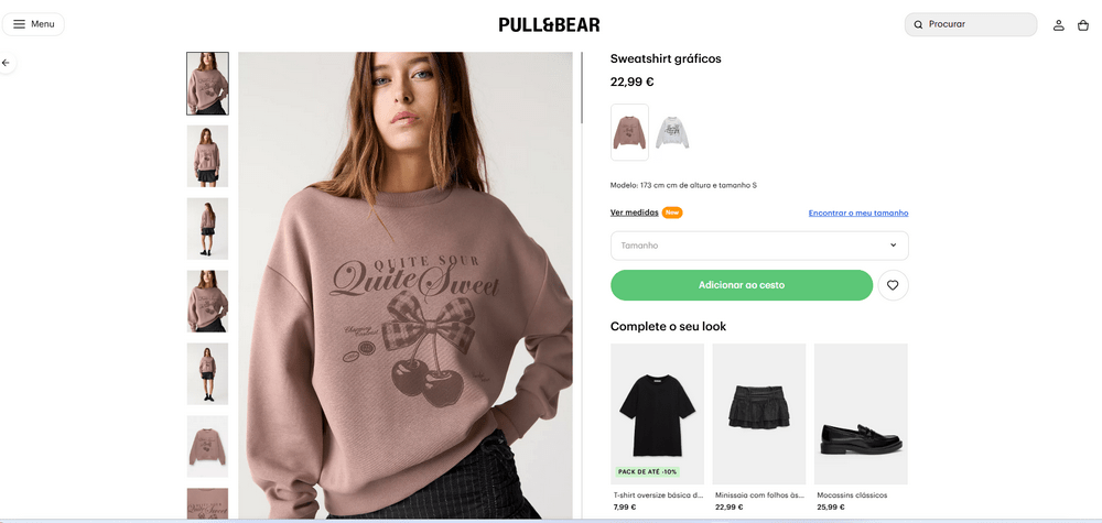 passo 1: como aplicar o código de desconto pullandbear?