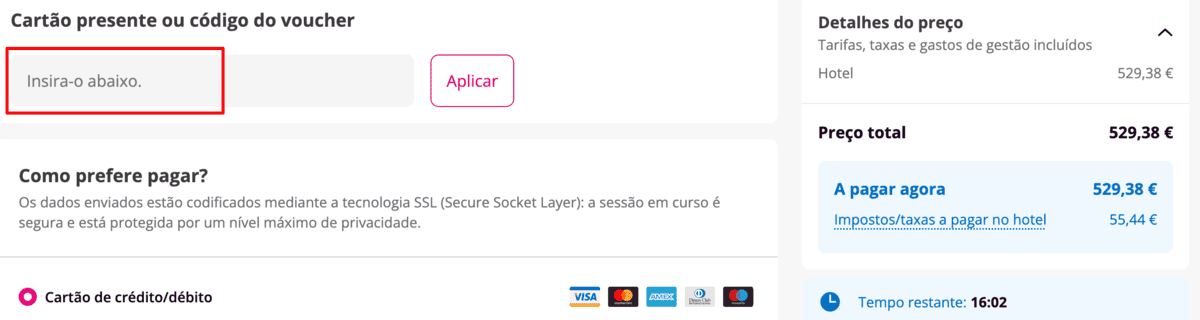 código promocional Rumbo