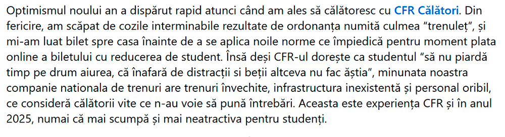 Reduceri pentru studenți la călătorii