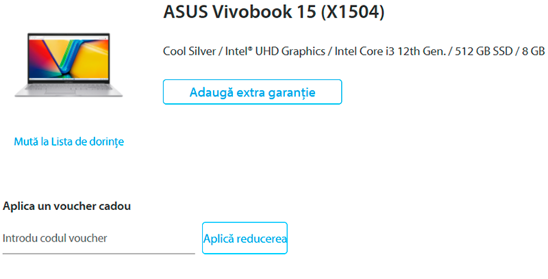 Cum se folosește codul de reducere ASUS?