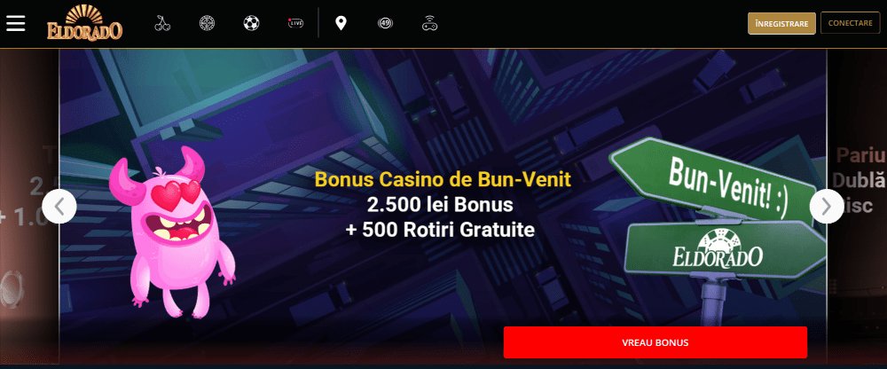 Oferta Eldorado casino bonus fără depunere
