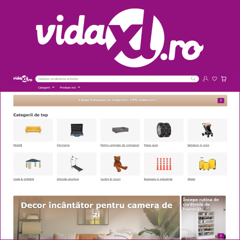 codul de reducere VidaXL