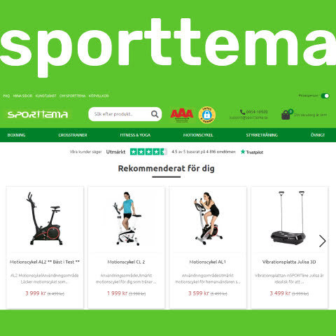 Sporttema rabatt