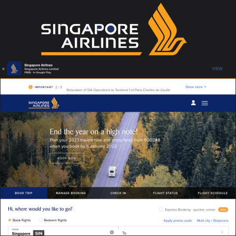 how to apply Singapore Airlines coupon