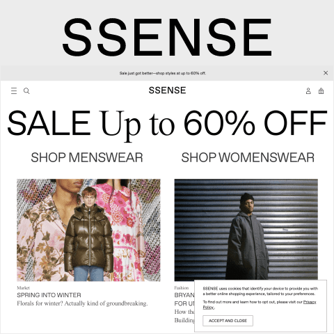 how to apply SSENSE coupon