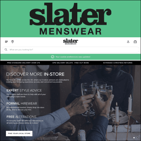 how to apply Slaters Menswear coupon