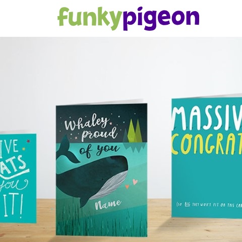 how to save with Funky Pigeon code