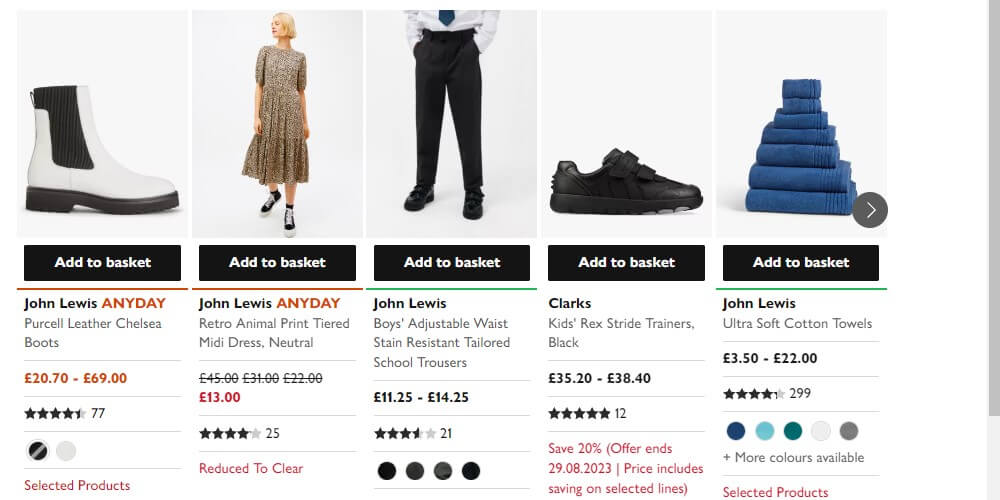 how to save with John Lewis coupon