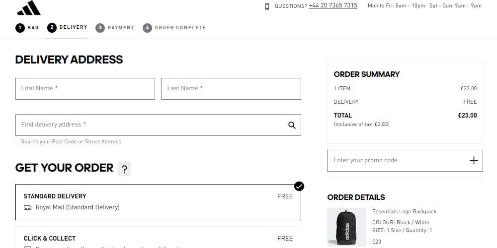 how to find adidas black friday promo code