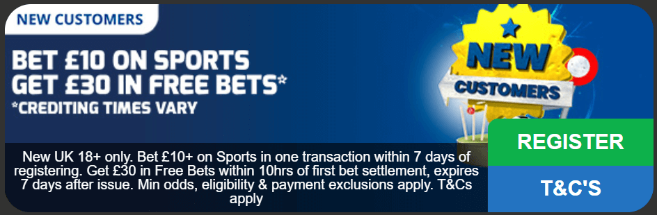 Welcome Bonus of Betfred with Promo Code