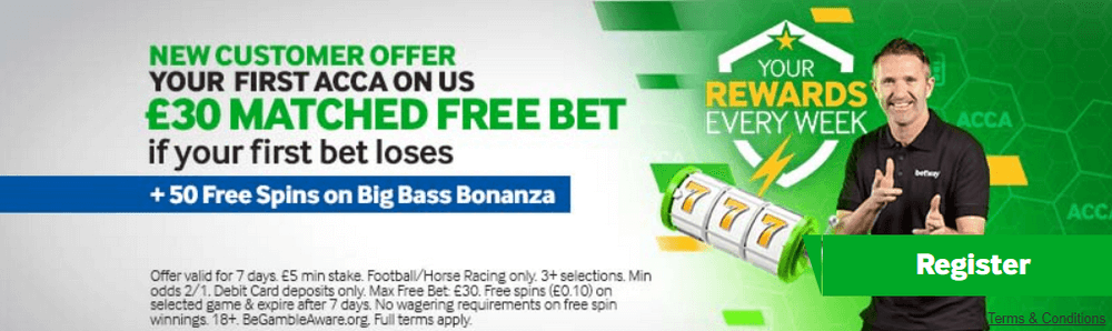 Betway joining bonus