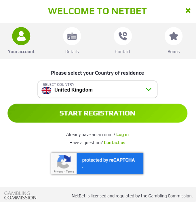 Netbet sign up offer