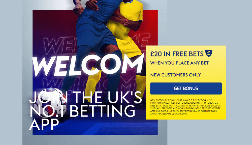 Welcome Bonus of Sky Bet With Promo Code