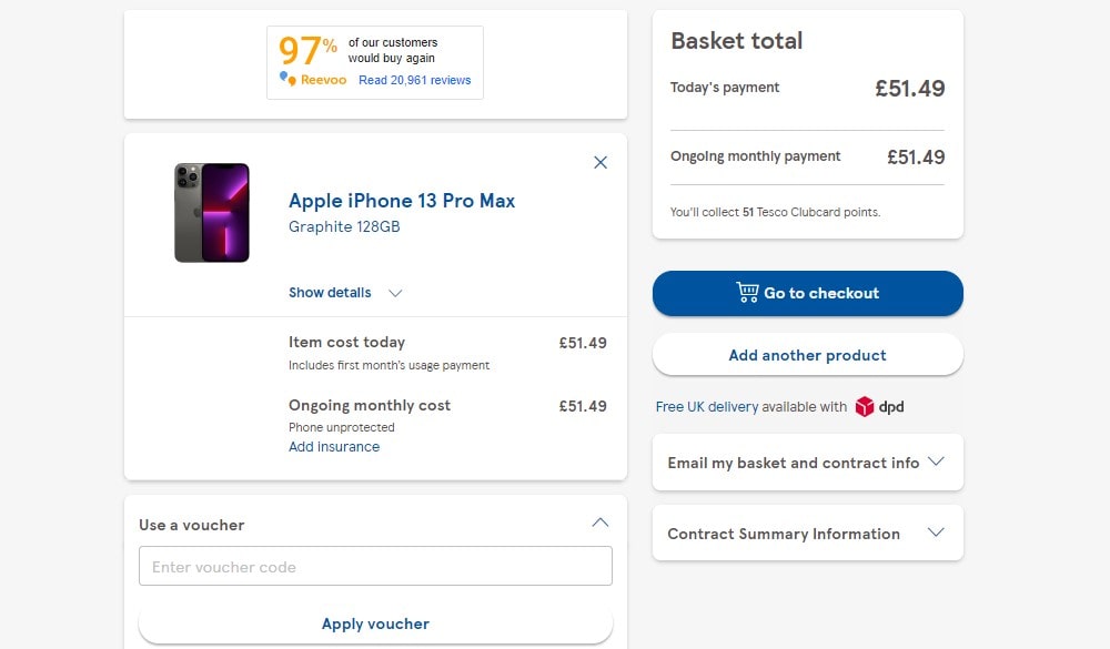 how to redeem tesco mobile discount code